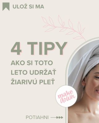 Nie je nič lepšie ako tá slnkom pobozkaná pokožka, ale netreba zabúdať na to, že aj počas horúcich letných mesiacov je...